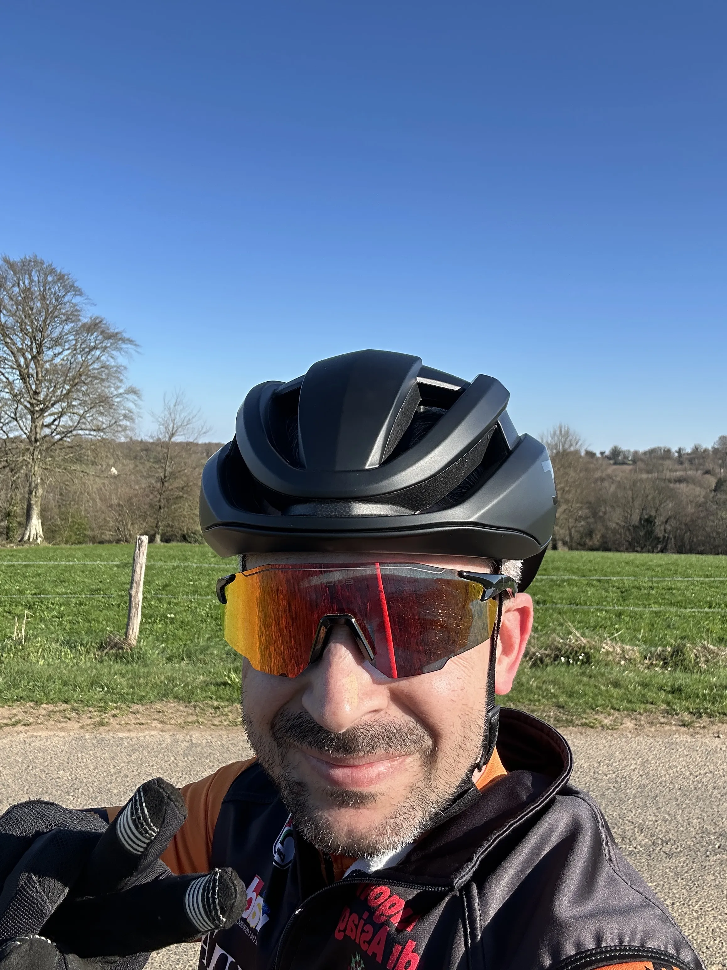 Fred sur son VTT